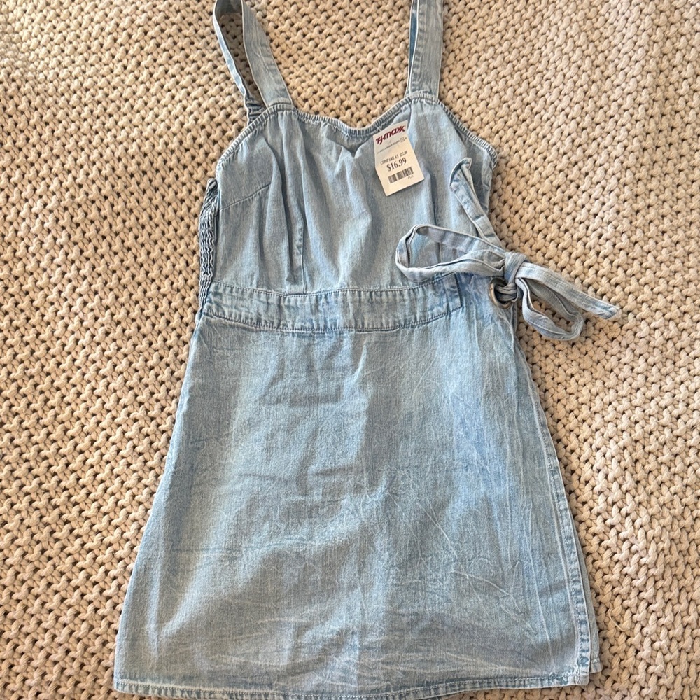 Blue Denim Romper